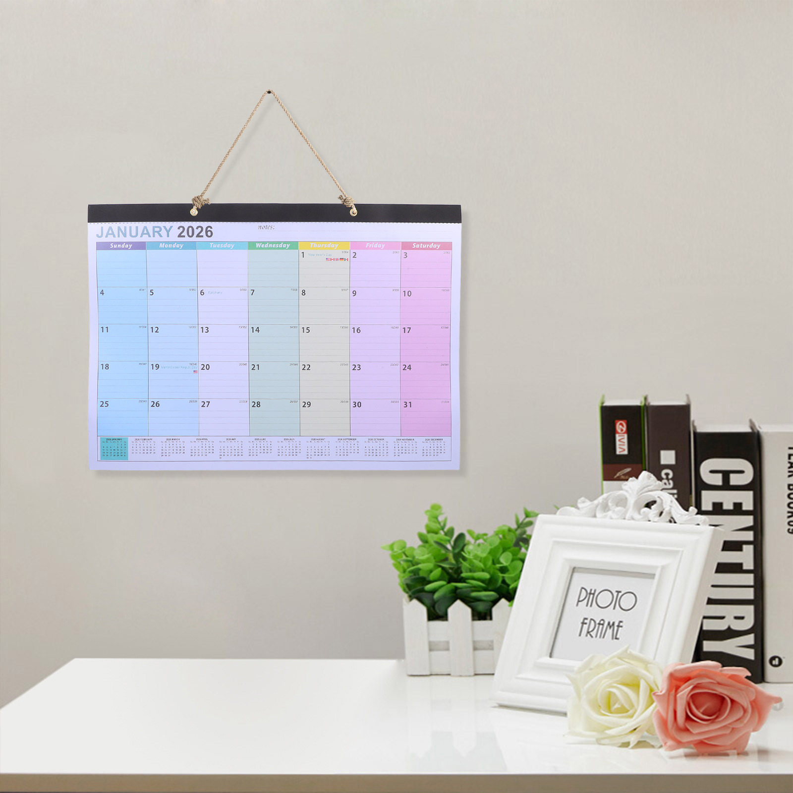 Home Office Layout - Настенный календарь на 2026 год, 18
