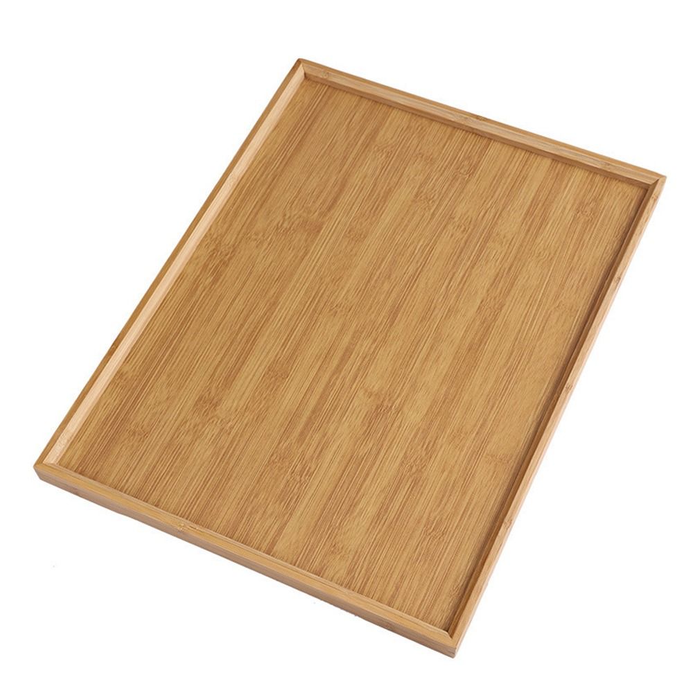 Desktop Organizer Bamboo - Декоративный поднос из натурального бамбука, прямоугольный,