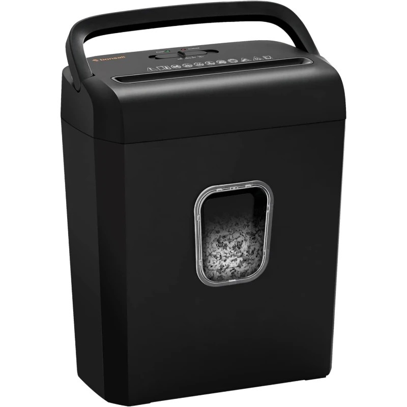 Home Office Paper Shredder - Измельчитель бумаги Bonsaii с 6 листами,