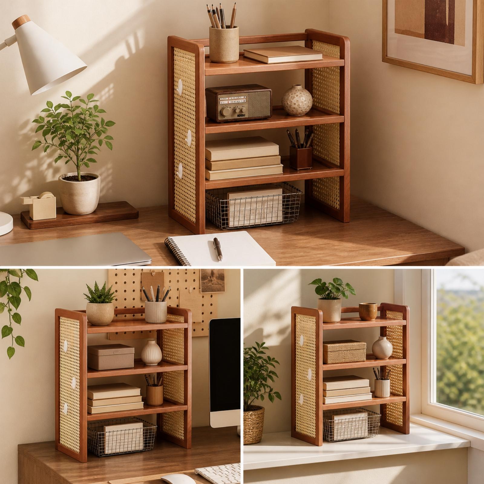 Бамбуковая настольная полка дл – обзор и цена Desktop Organizer Bamboo