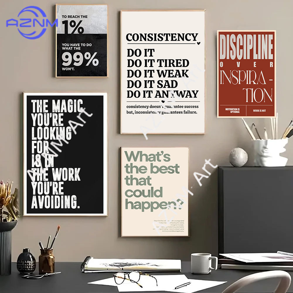Минималистичные мотивационные  – обзор и цена Home Office Inspiration