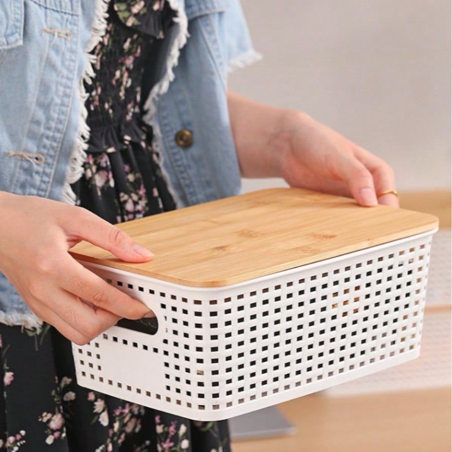 Набор из 6 штабелируемых конте – обзор и цена Desktop Organizer Bamboo