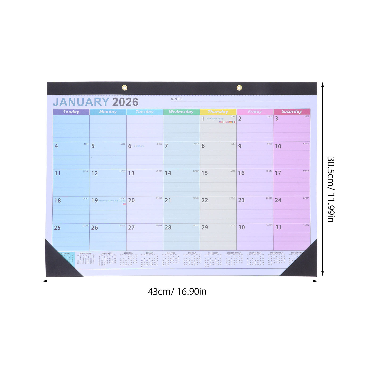 Настенный календарь на 2026 го – обзор и цена Home Office Layout