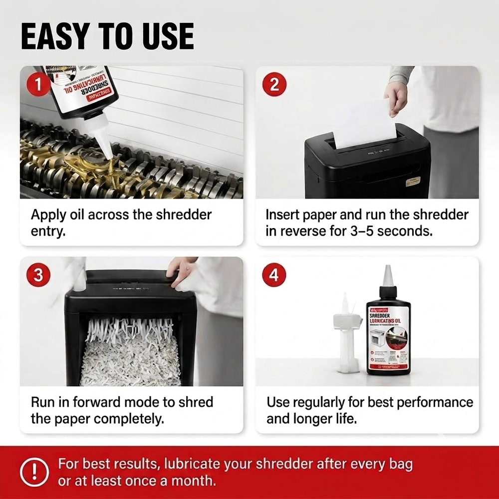 110 мл Смазочное масло для шре – обзор и цена Home Office Paper Shredder