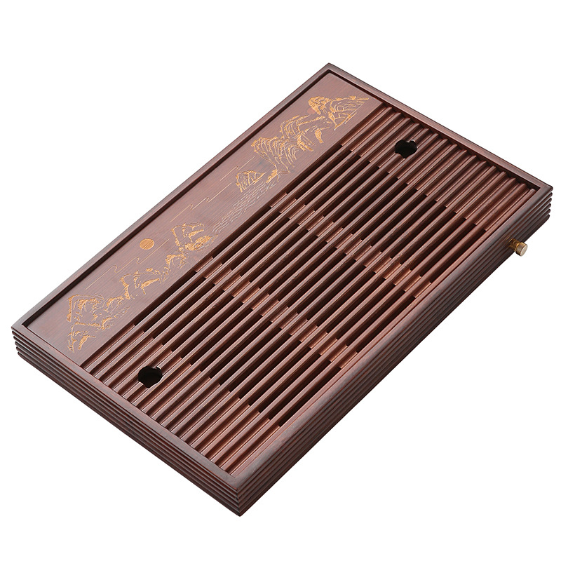 Бамбуковый поднос для чая, про – обзор и цена Desktop Organizer Bamboo