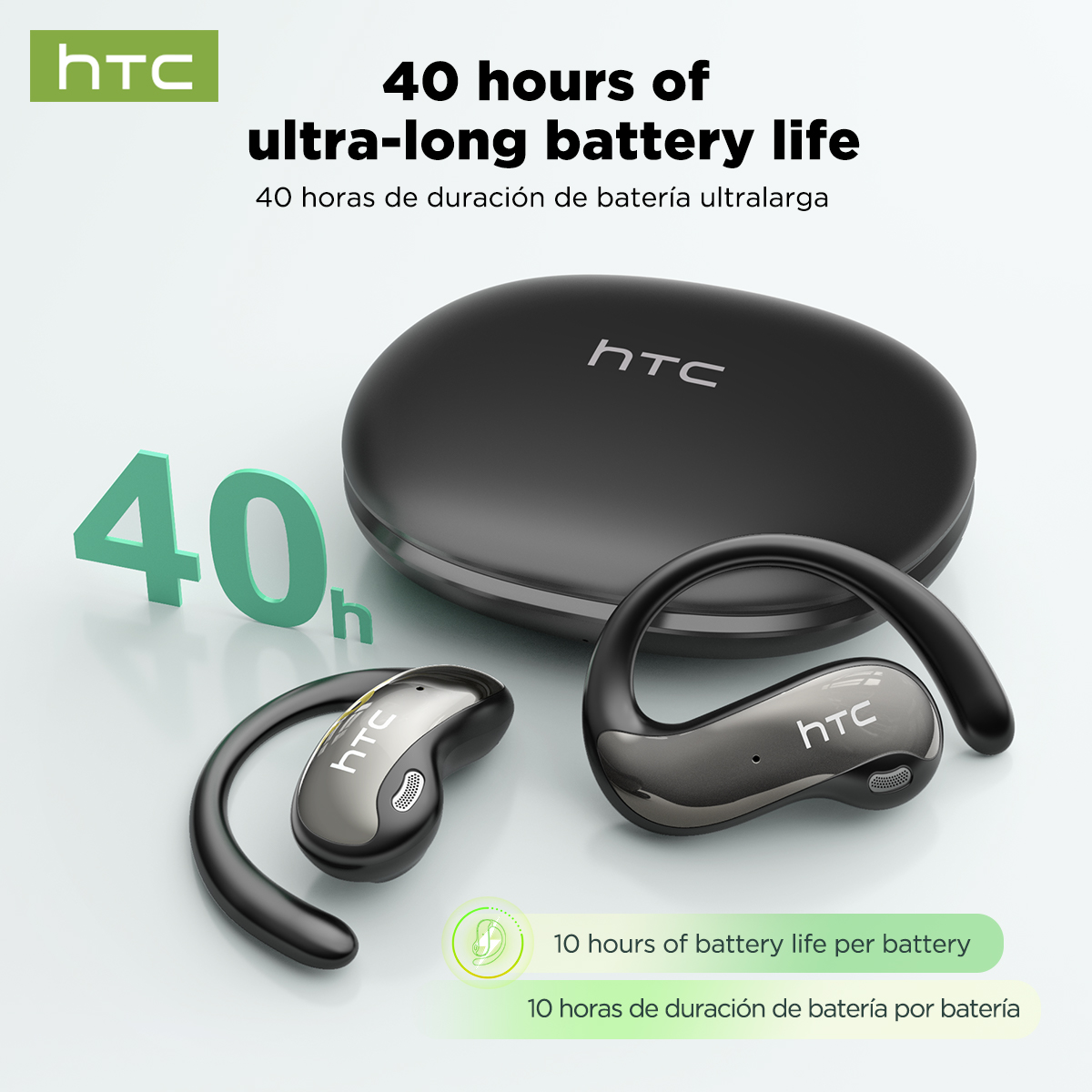 HTC NE19 Bluetooth наушники AI – обзор и цена Home Office Headset