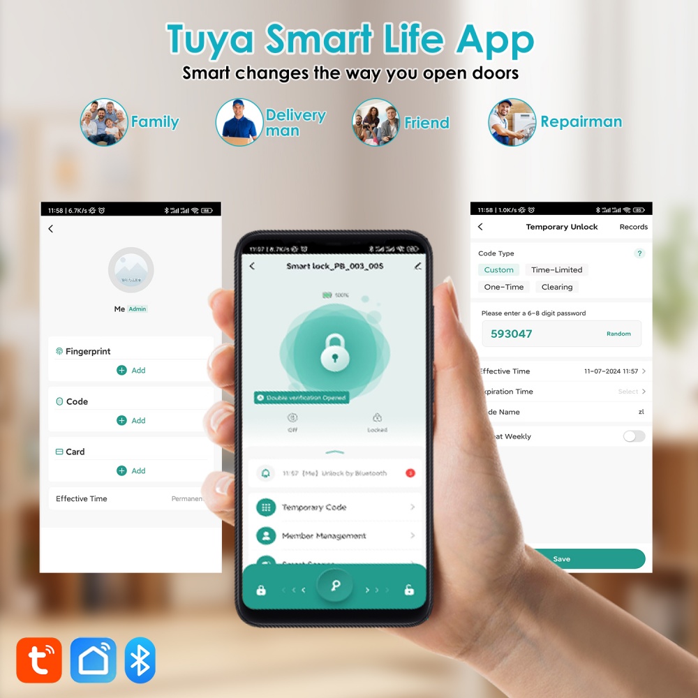 Умный дверной замок YFK Tuya 5 – обзор и цена Home Office Google