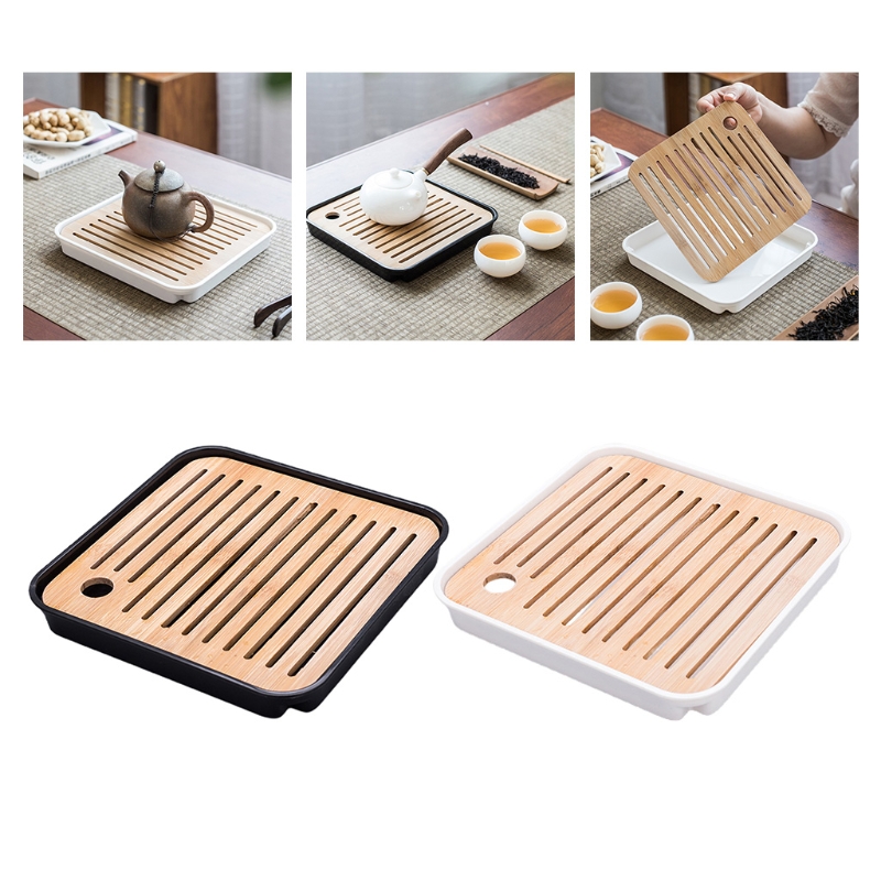 Бамбуковый поднос для чая, мин – обзор и цена Desktop Organizer Bamboo