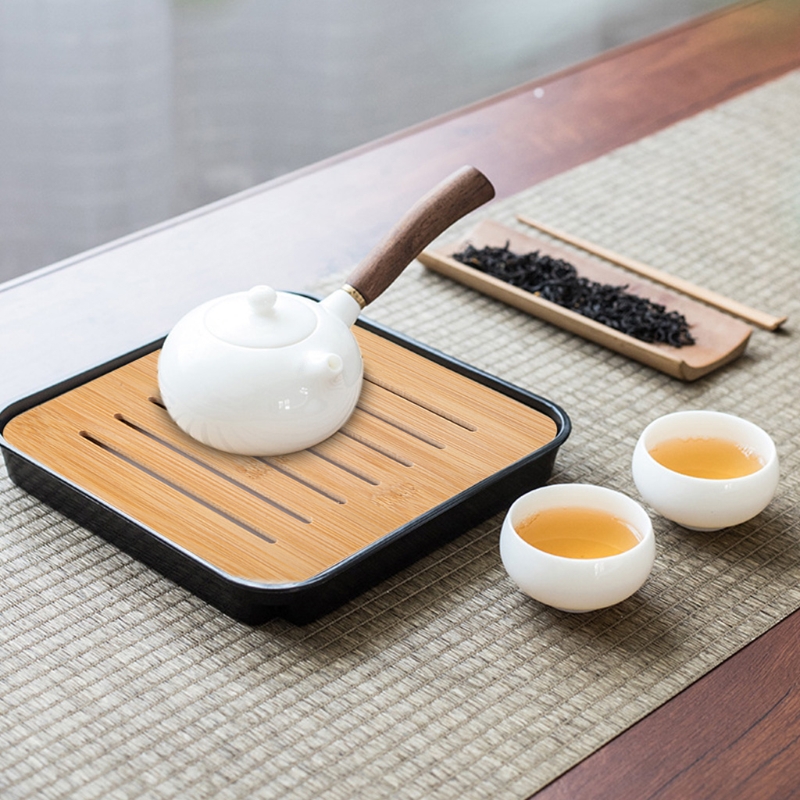 Бамбуковый поднос для чая, мин – обзор и цена Desktop Organizer Bamboo